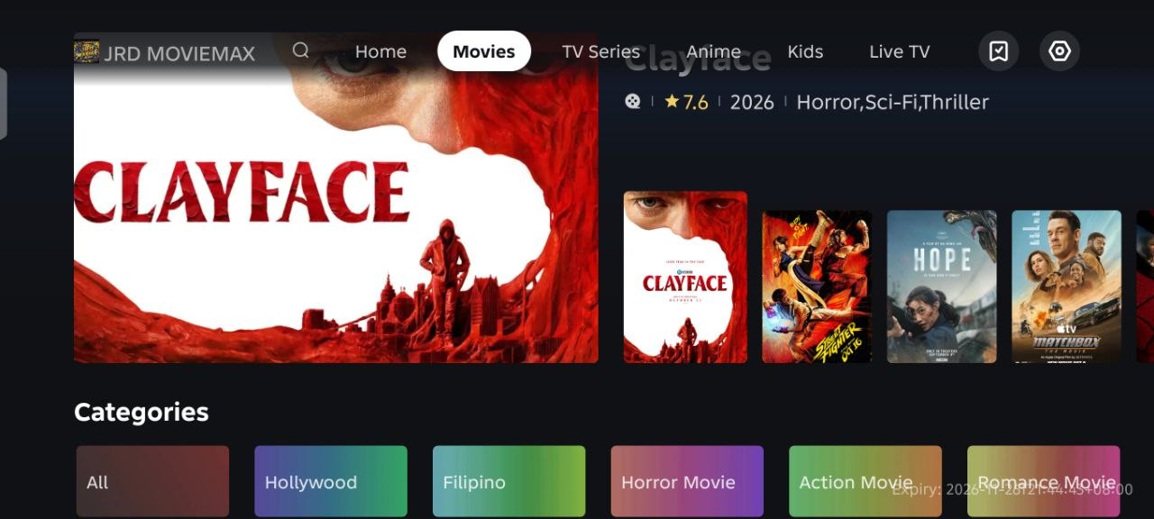 JRD MovieMax Movies Catalog